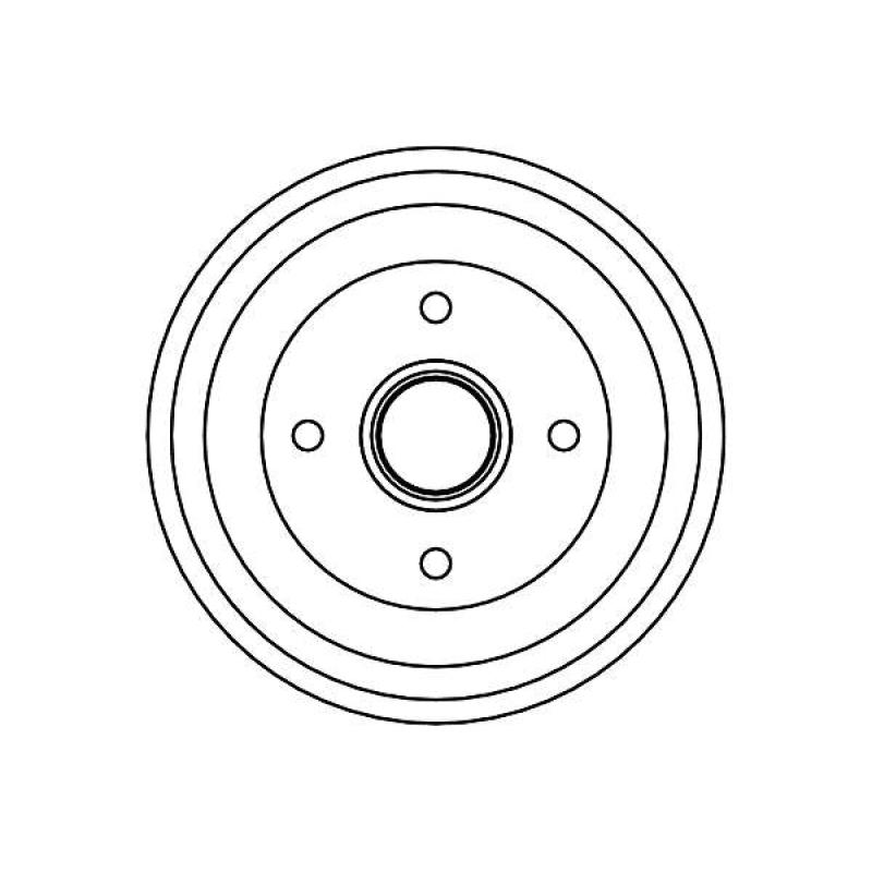 Tambour de frein TRW DB4308 - Visuel 1