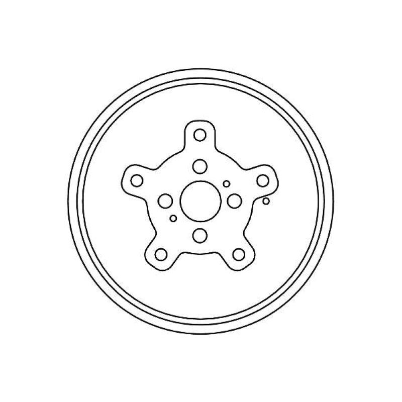 Tambour de frein TRW DB4329 - Visuel 1