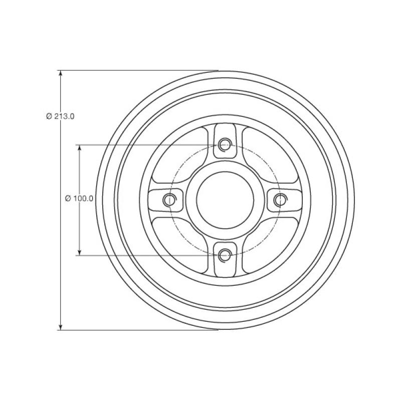 Tambour de frein TRW DB4363MR - Visuel 1