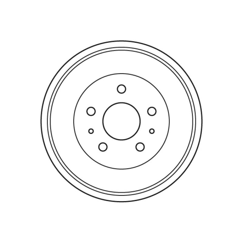Tambour de frein TRW DB4392 - Visuel 1