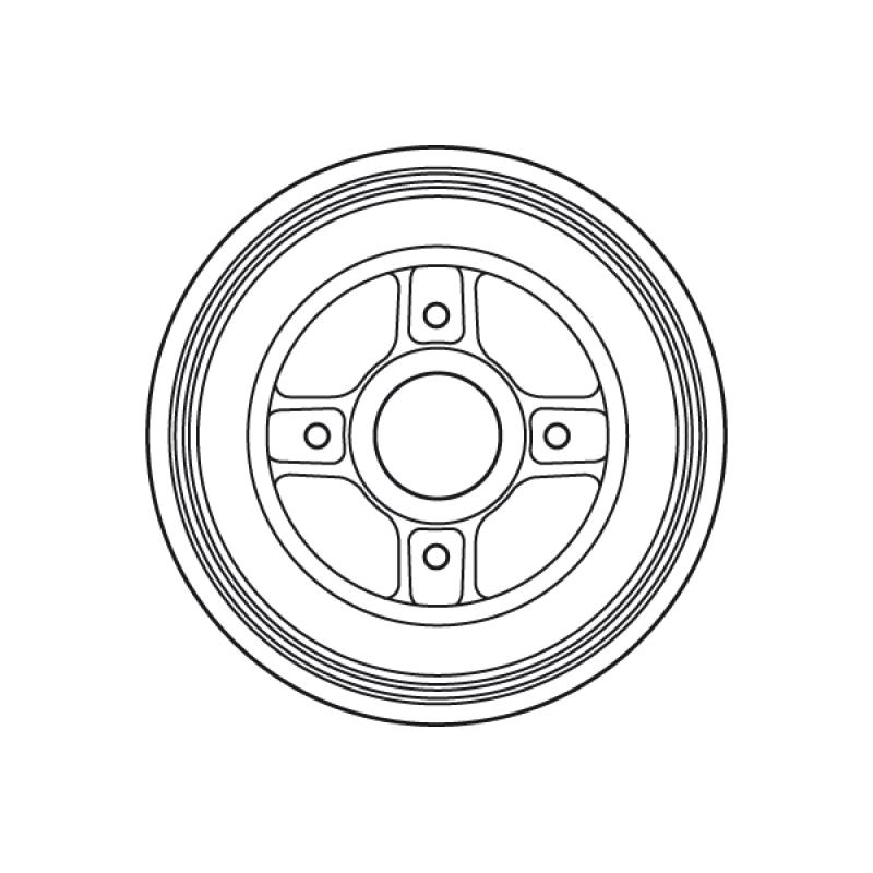 Tambour de frein TRW DB4400B - Visuel 1