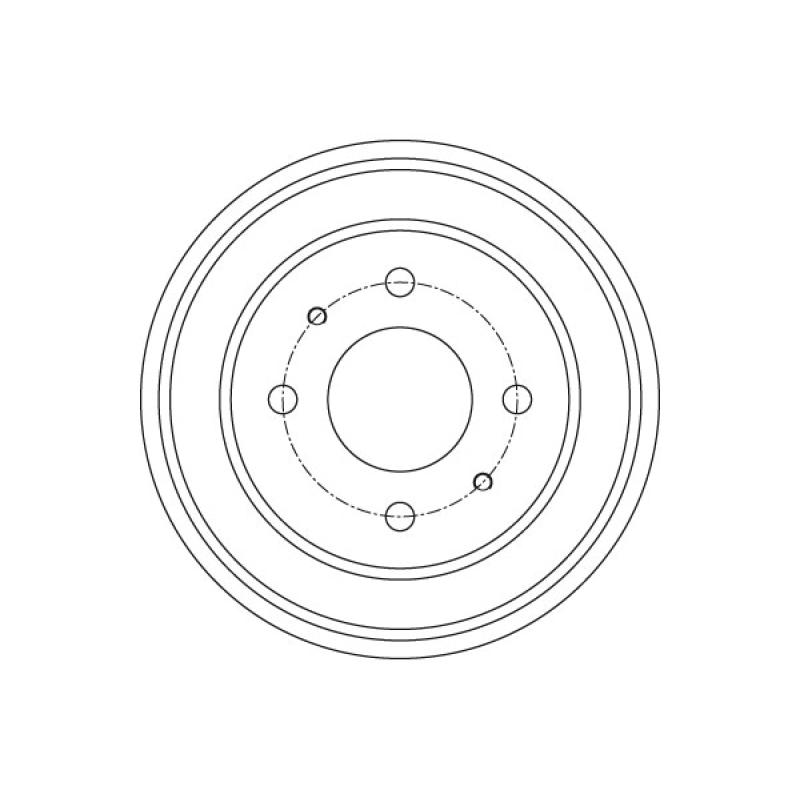 Tambour de frein TRW DB4409 - Visuel 1