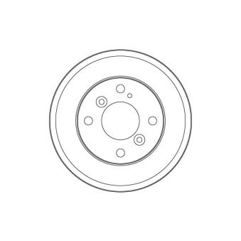 Tambour de frein TRW OEM 5214583