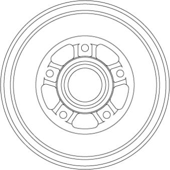 Tambour de frein TRW DB4560MR