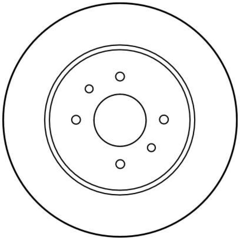 Jeu de 2 disques de frein arrière TRW DF1030 - Visuel 1
