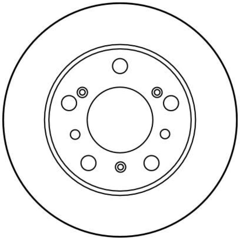 Jeu de 2 disques de frein avant TRW DF1114 - Visuel 1