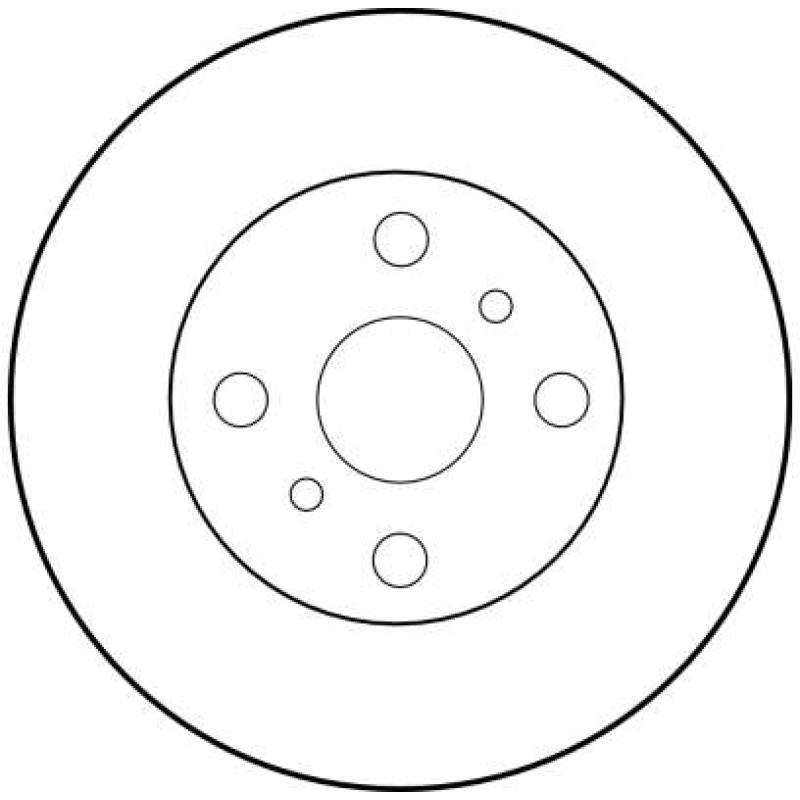 Jeu de 2 disques de frein avant TRW DF1409 - Visuel 1