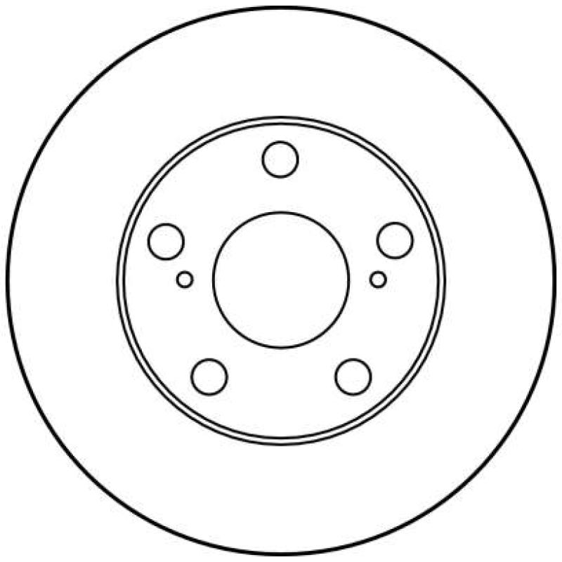 Jeu de 2 disques de frein avant TRW DF1430 - Visuel 1