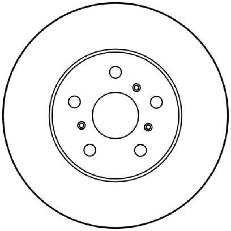 Jeu de 2 disques de frein avant TRW DF1439 - Visuel 1
