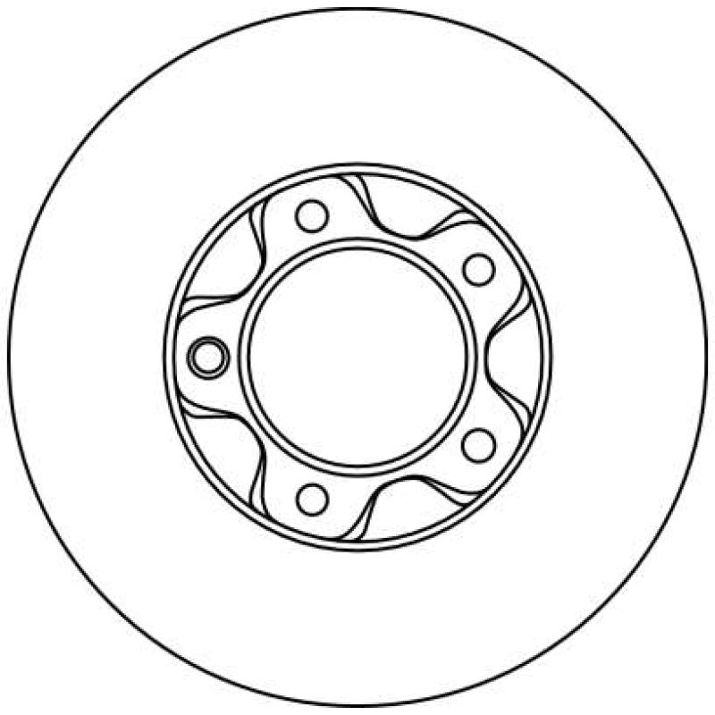 Jeu de 2 disques de frein avant TRW DF1513 - Visuel 1