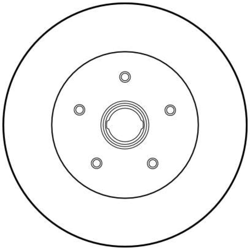 Jeu de 2 disques de frein avant TRW DF1524S - Visuel 1