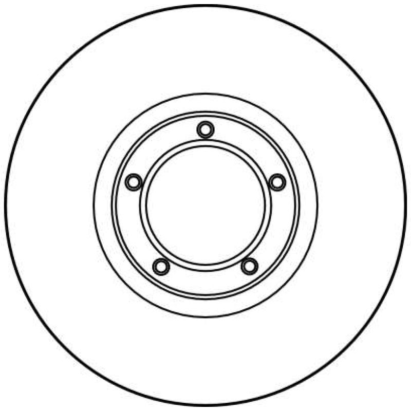 Jeu de 2 disques de frein avant TRW DF1623 - Visuel 1
