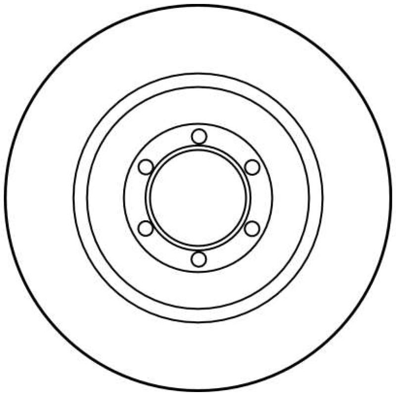 Jeu de 2 disques de frein arrière TRW DF1715 - Visuel 1