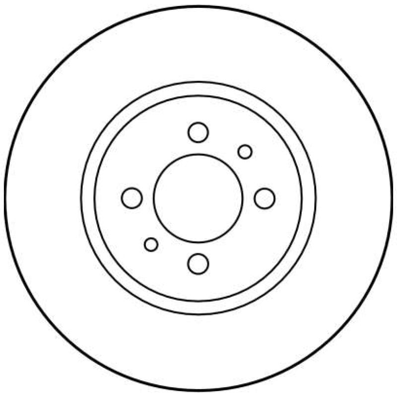 Jeu de 2 disques de frein avant TRW DF1743 - Visuel 1