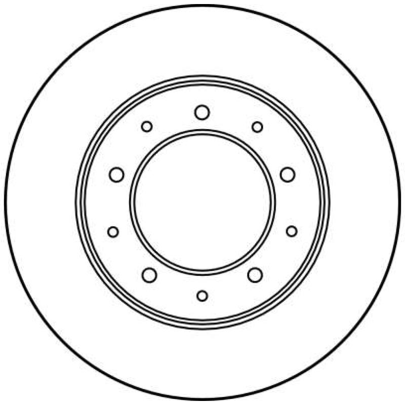 Jeu de 2 disques de frein arrière TRW DF1802 - Visuel 1