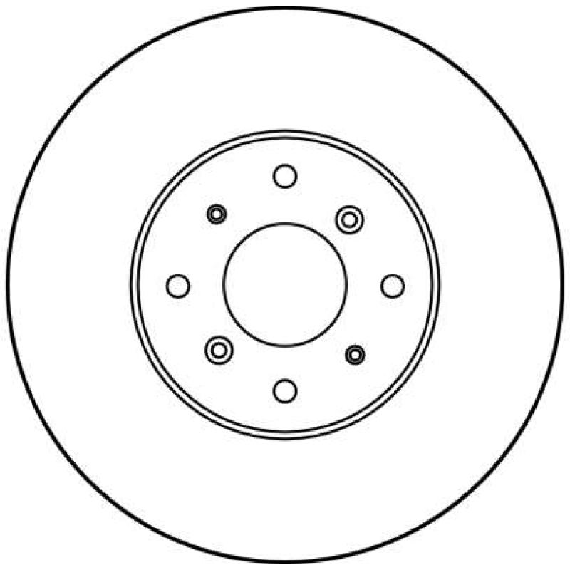 Jeu de 2 disques de frein avant TRW DF1812 - Visuel 1