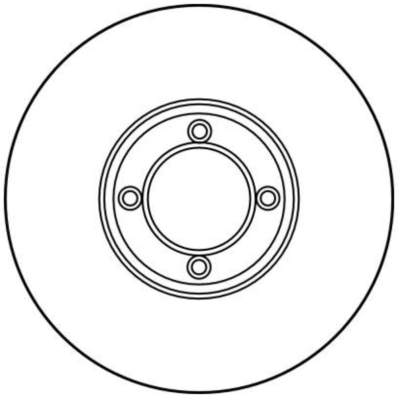 Jeu de 2 disques de frein avant TRW DF1856 - Visuel 1