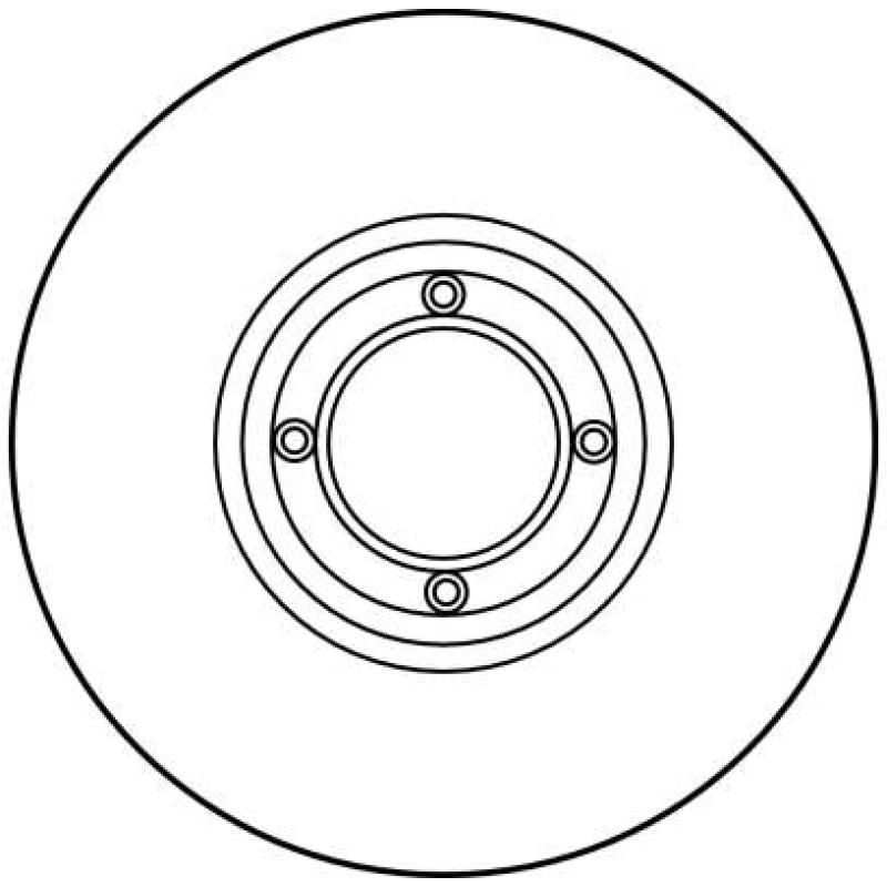 Jeu de 2 disques de frein avant TRW DF1860 - Visuel 1