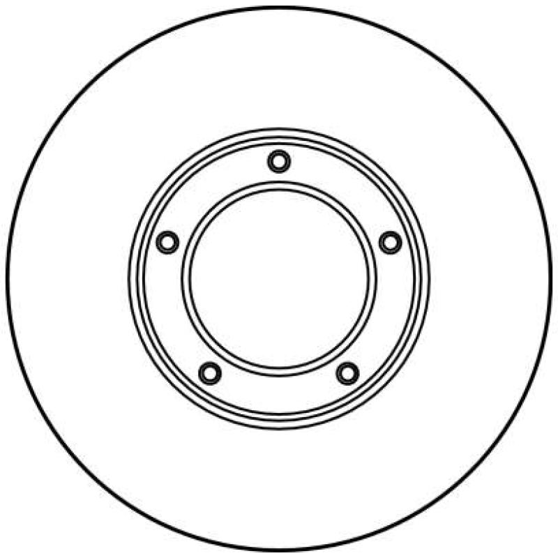 Jeu de 2 disques de frein avant TRW DF1927 - Visuel 1