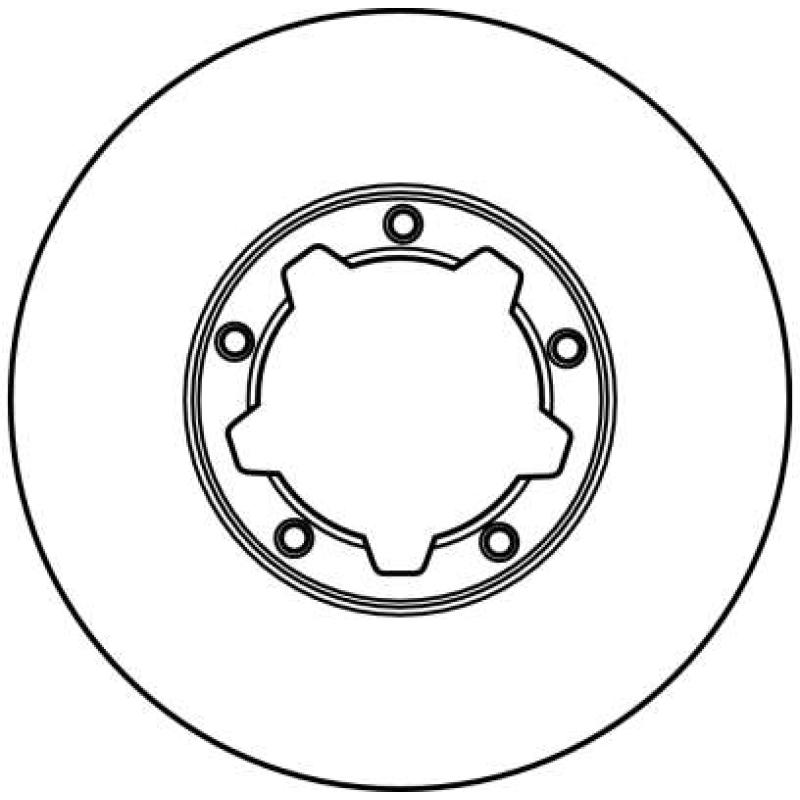 Jeu de 2 disques de frein avant TRW DF2001 - Visuel 1