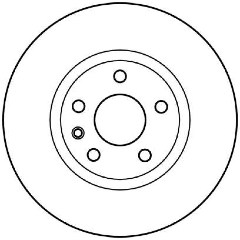 Jeu de 2 disques de frein avant TRW DF2645 - Visuel 1