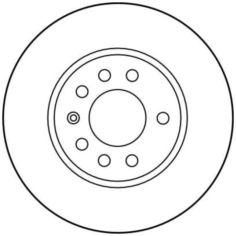 Jeu de 2 disques de frein avant TRW DF2681 - Visuel 1