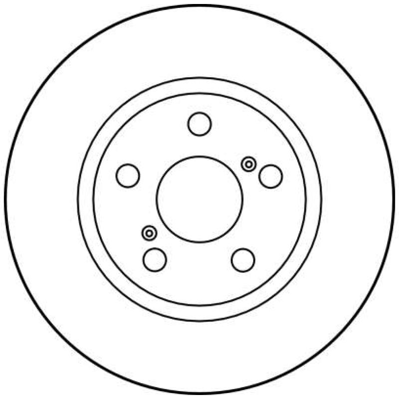 Jeu de 2 disques de frein avant TRW DF2684 - Visuel 1