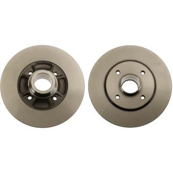 Jeu de 2 disques de frein arrière TRW DF2706 pour VOLVO 940 1.8 - 110cv
