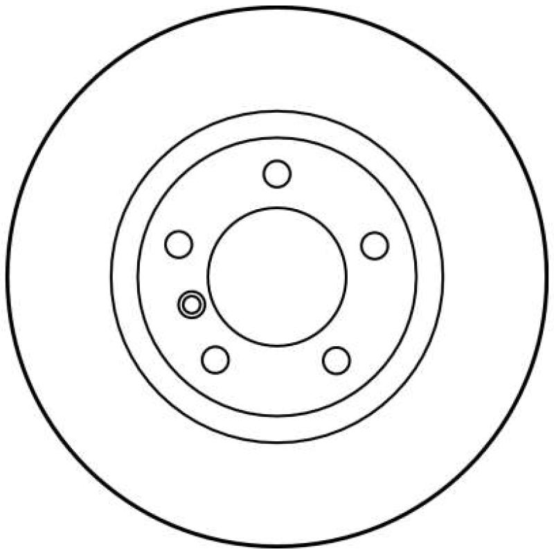 Disque de frein avant droit TRW DF2732S - Visuel 1