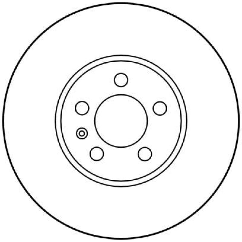 Jeu de 2 disques de frein avant TRW DF2758 - Visuel 1