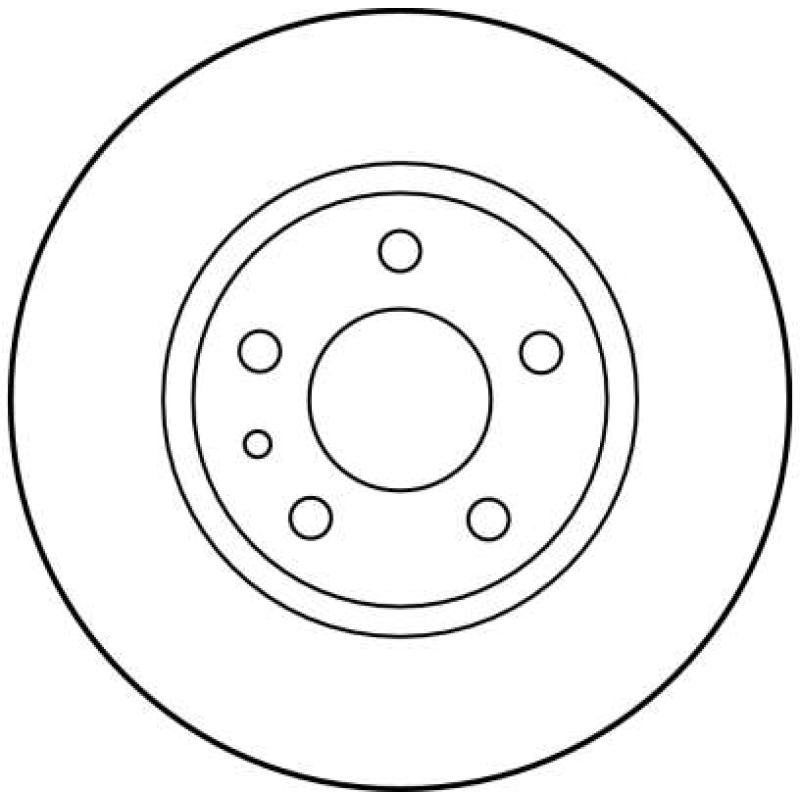 Jeu de 2 disques de frein avant TRW DF2764 - Visuel 1