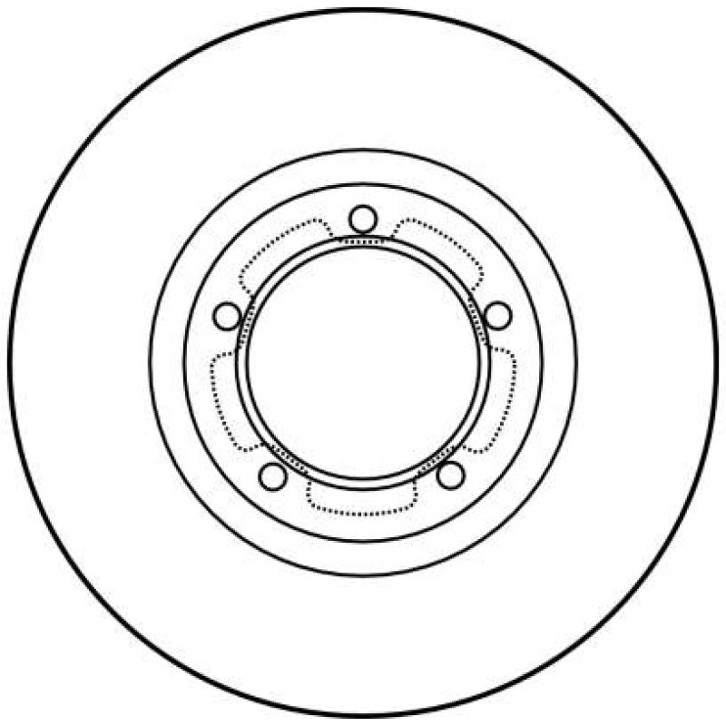 Jeu de 2 disques de frein avant TRW DF2786 - Visuel 1