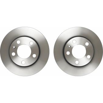 Jeu de 2 disques de frein arrière TRW DF2805 pour VOLKSWAGEN GOLF 1.9 TDI - 90cv