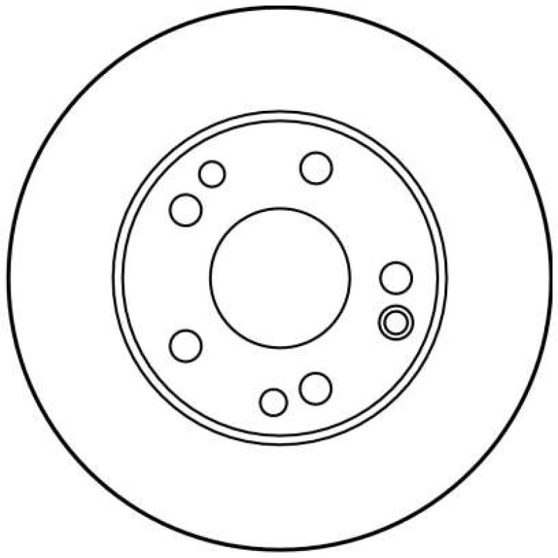 Jeu de 2 disques de frein avant TRW DF2814 - Visuel 1