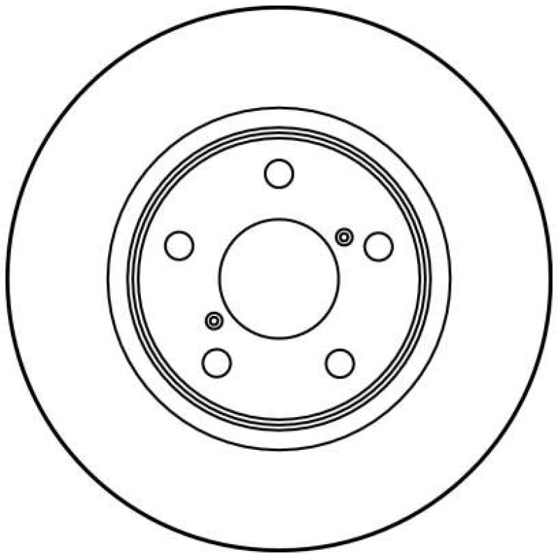 Jeu de 2 disques de frein avant TRW DF3091 - Visuel 1