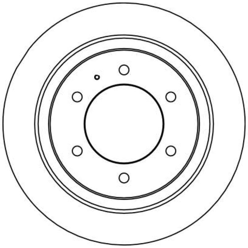 Jeu de 2 disques de frein arrière TRW DF4030 - Visuel 1