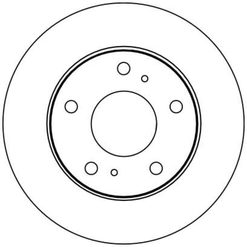 Jeu de 2 disques de frein avant TRW DF4092 - Visuel 1