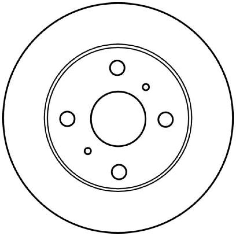 Jeu de 2 disques de frein avant TRW DF4113 - Visuel 1