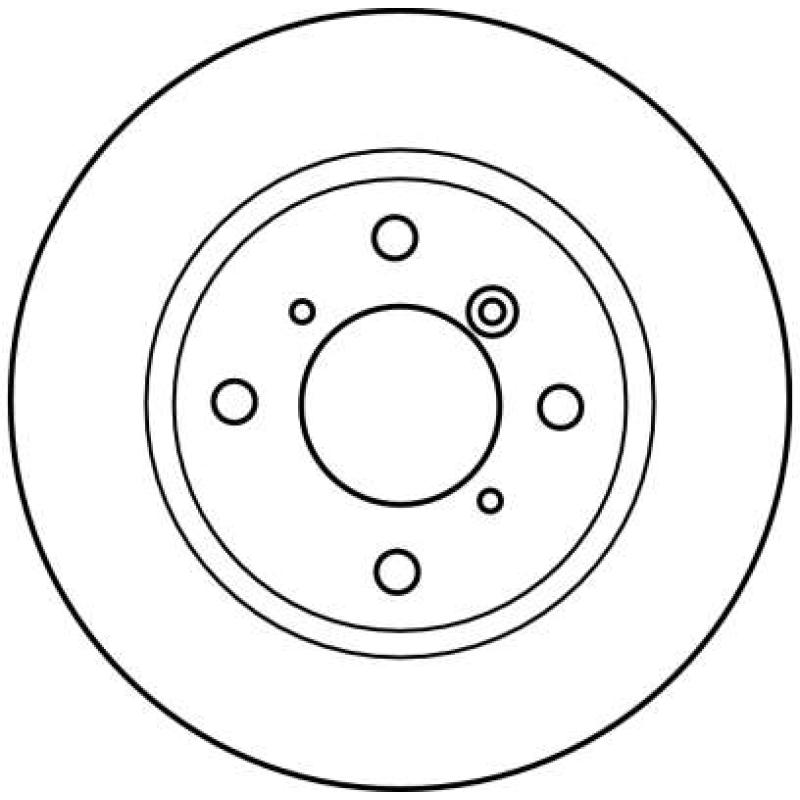 Jeu de 2 disques de frein avant TRW DF4117 - Visuel 1