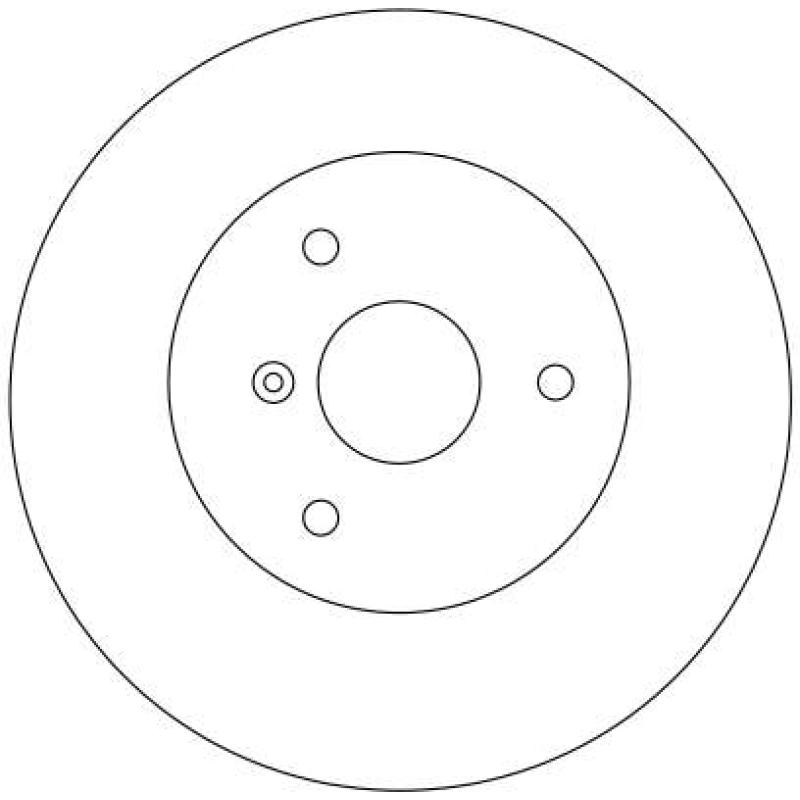 Jeu de 2 disques de frein avant TRW DF4135 - Visuel 1