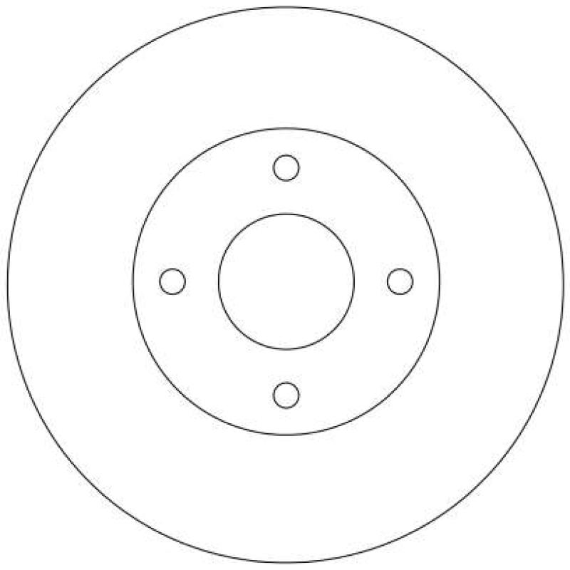 Jeu de 2 disques de frein avant TRW DF4169 - Visuel 1