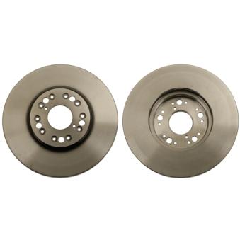 Jeu de 2 disques de frein avant TRW DF4182S pour FORD TRANSIT 430 - 286cv