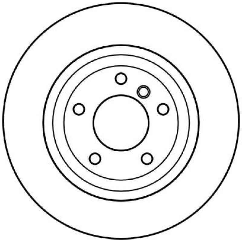 Jeu de 2 disques de frein arrière TRW DF4212 - Visuel 1