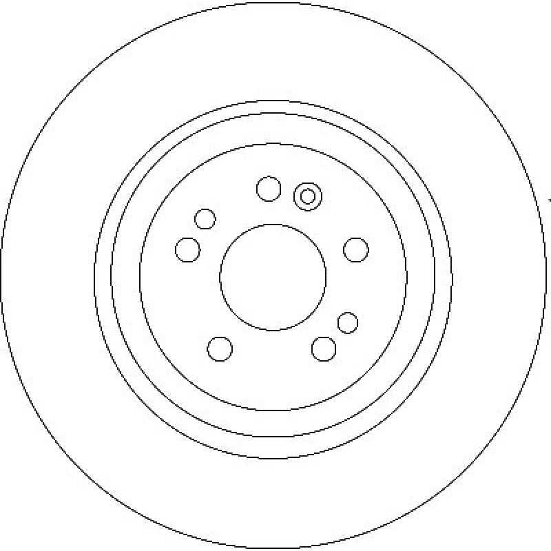 Jeu de 2 disques de frein avant TRW DF4222 - Visuel 1