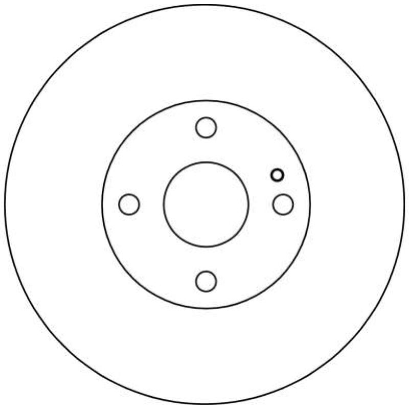 Jeu de 2 disques de frein arrière TRW DF4247 - Visuel 1