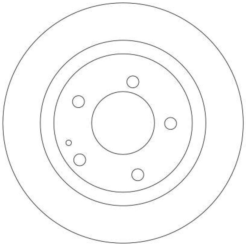 Jeu de 2 disques de frein avant TRW DF4322 - Visuel 1