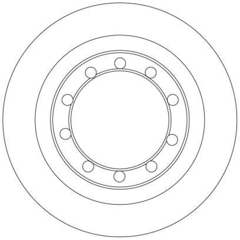 Jeu de 2 disques de frein avant TRW DF4330 - Visuel 1