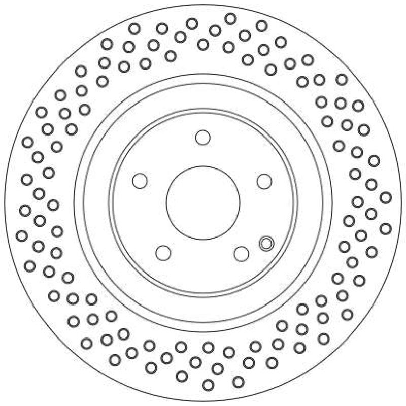Jeu de 2 disques de frein avant TRW DF4341S - Visuel 1