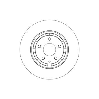 Jeu de 2 disques de frein arrière TRW OEM TK7833251B Jeu de 2 disques de frein arrière TRW OEM TK7833251B