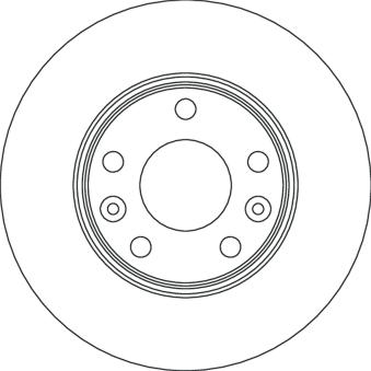 Jeu de 2 disques de frein avant TRW OEM 402069741R